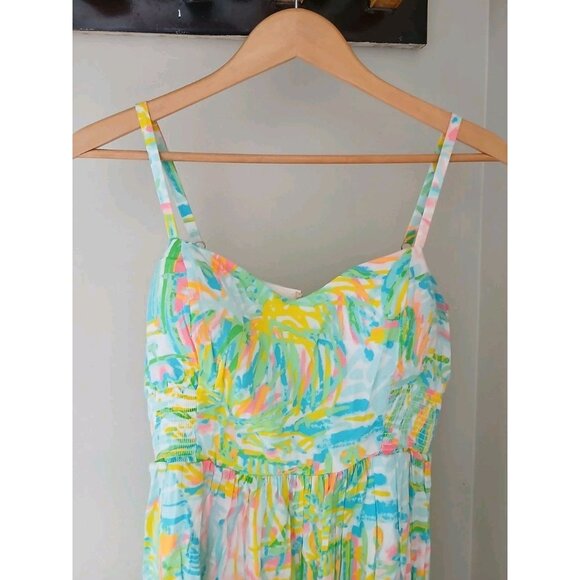 Lilly Pulitzer Christine Dress Sea Salt and Sun Size 6 Sleeveless Mini Blue - Picture 2 of 12